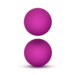 Luxe Pink Double O Kegel Balls Weighted 1.3 Ounce