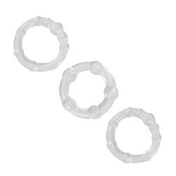 NS Novelties Renegade Intensity Rings Cockrings Clear