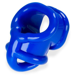 Oxballs Ballsling With Ballsplitter Cockring Police Blue