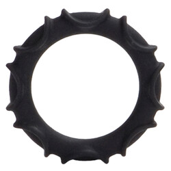 Atlas Silicone Cock Ring Black